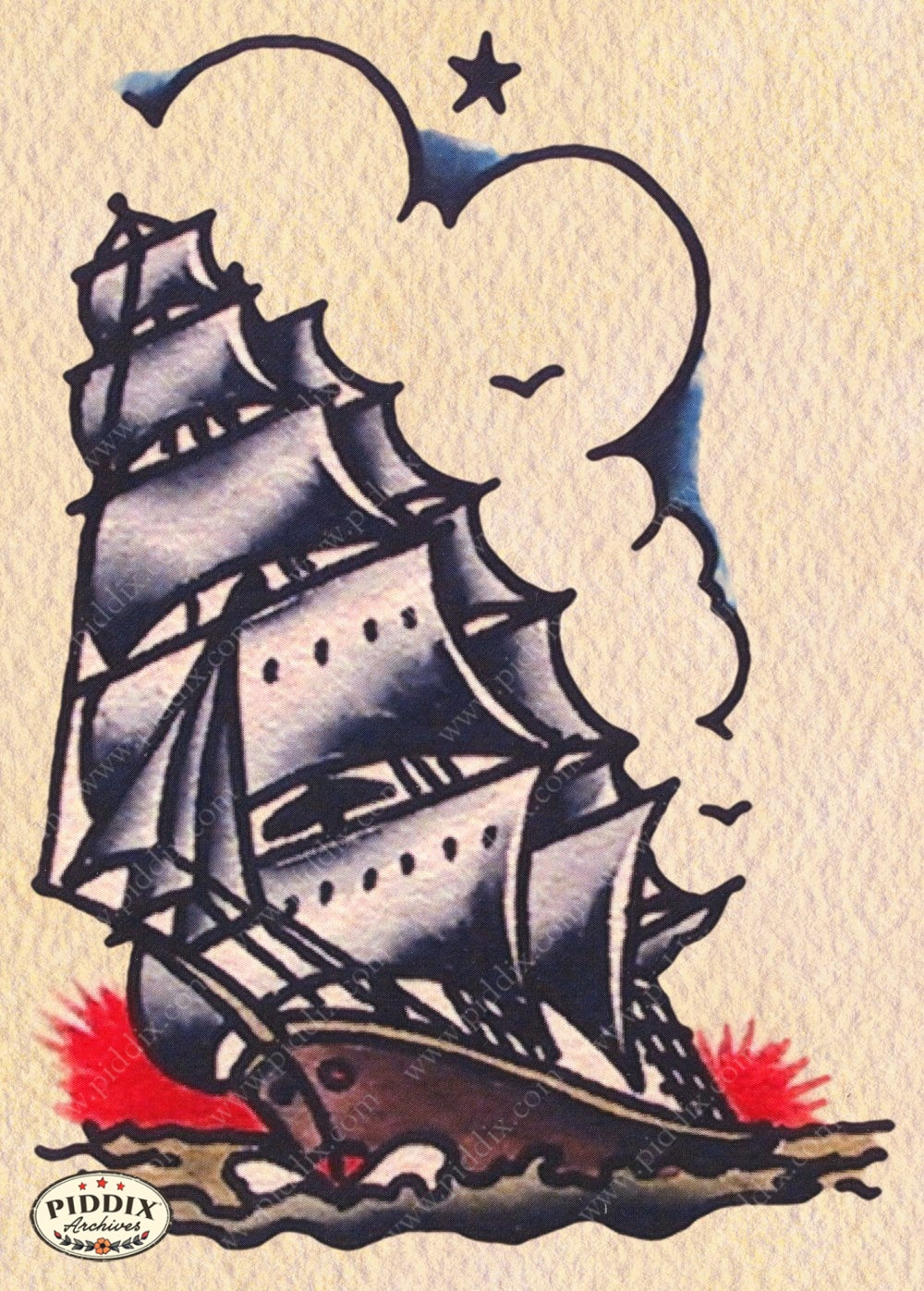 sailor jerry flash ship